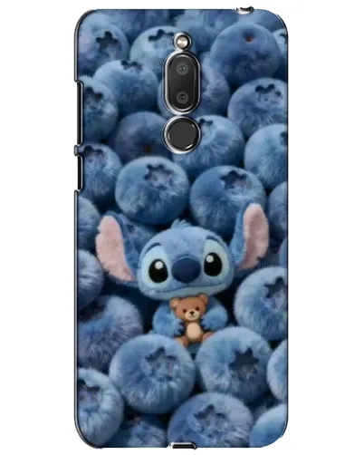 Чехол для Meizu M6T (Meilan 6T) с картинкой «Стич и голубика» Чехол для Meizu M6T (Meilan 6T) с картинкой «Стич и голубика»