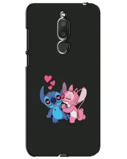 Чехол для Meizu M6T (Meilan 6T) с картинкой «Анжел целует Стича»