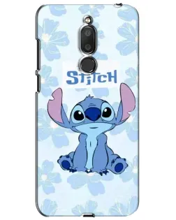 Чехол для Meizu M6T (Meilan 6T) с картинкой «Stitch среди цветов»