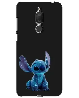 Чехол для Meizu M6T (Meilan 6T) с картинкой «Стич на черном»