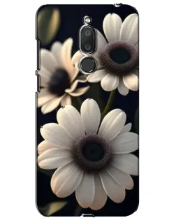 Чехол для Meizu M6T (Meilan 6T) с картинкой «Белые маргаритки макро»