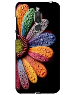 Чехол для Meizu M6T (Meilan 6T) с картинкой «Радужный цветок»