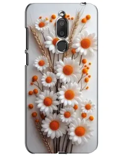 Чехол для Meizu M6T (Meilan 6T) с картинкой «Белые сухоцветы»