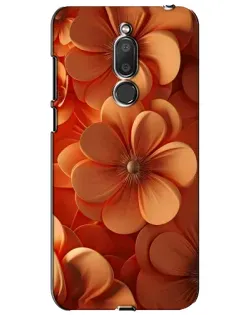 Чехол для Meizu M6T (Meilan 6T) с картинкой «Оранжевый макро цветок»