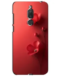 Чехол для Meizu M6T (Meilan 6T) с картинкой «Маковые соцветия»