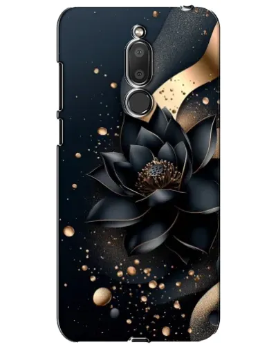 Чехол для Meizu M6T (Meilan 6T) с картинкой «Черный лотос»