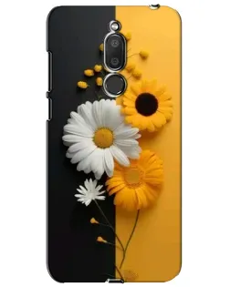 Чехол для Meizu M6T (Meilan 6T) с картинкой «Подсолнух и ромашка»