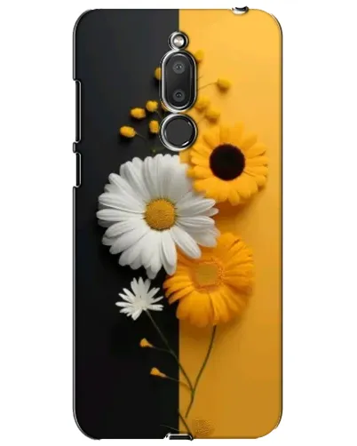 Чехол для Meizu M6T (Meilan 6T) с картинкой «Подсолнух и ромашка»