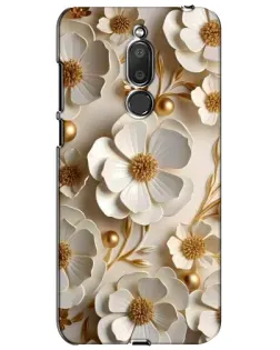 Чехол для Meizu M6T (Meilan 6T) с картинкой «Белие бумажние  цвети»