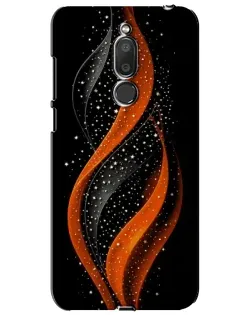 Чехол для Meizu M6T (Meilan 6T) с картинкой «Огненная звездная волна»