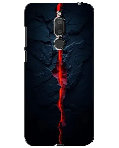 Чехол для Meizu M6T (Meilan 6T) с картинкой «Kрасная лавовая трещина»