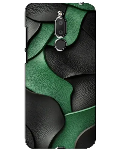Чехол для Meizu M6T (Meilan 6T) с картинкой «Зеленые кожаные волны»