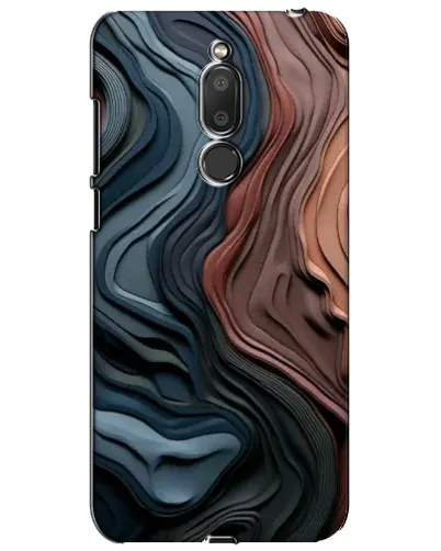 Чехол для Meizu M6T (Meilan 6T) с картинкой «Цветные волны каньона»