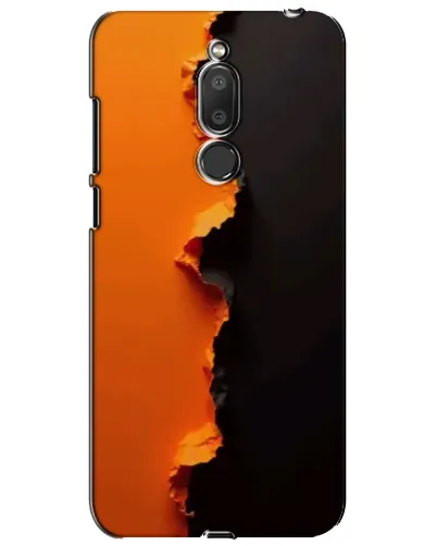 Чехол для Meizu M6T (Meilan 6T) с картинкой «Оранжевый разлом»