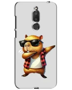 Чехол для Meizu M6T (Meilan 6T) с картинкой «Капибара рэпер даб»