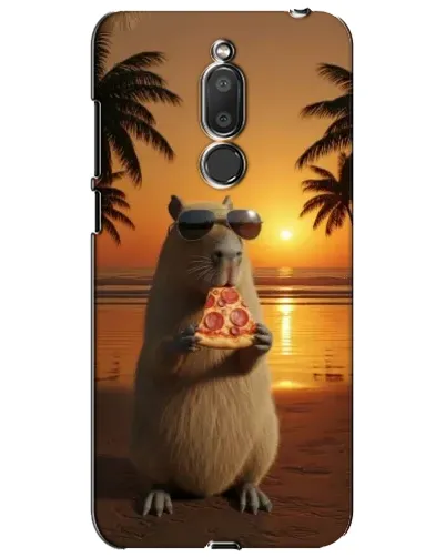 Чехол для Meizu M6T (Meilan 6T) с картинкой «Капибара с пиццей» Чехол для Meizu M6T (Meilan 6T) с картинкой «Капибара с пиццей»