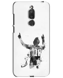 Чохол для Meizu M6T (Meilan 6T) з картинкою «Чорно-білий силует Мессі» Чохол для Meizu M6T (Meilan 6T) з картинкою «Чорно-білий силует Мессі»