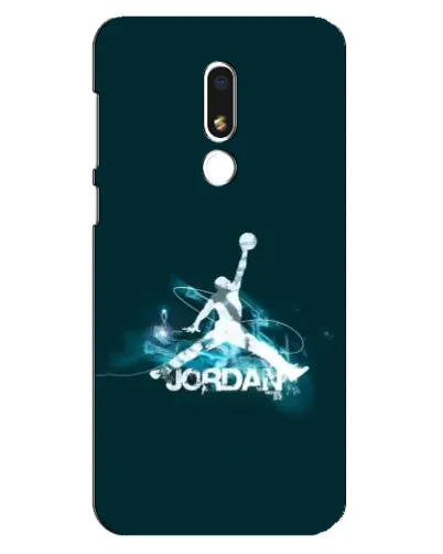 Чехол для Meizu M8 Lite с картинкой «Jordan Blue Fire» Чехол для Meizu M8 Lite с картинкой «Jordan Blue Fire»