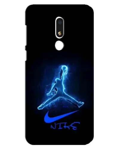 Чехол для Meizu M8 Lite с картинкой «Jordan Neon Blue» Чехол для Meizu M8 Lite с картинкой «Jordan Neon Blue»
