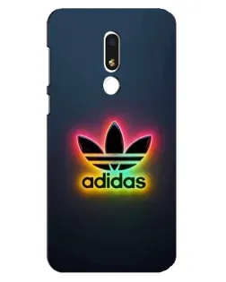 Чохол для Meizu M8 Lite з картинкою «Неоновий Adidas»