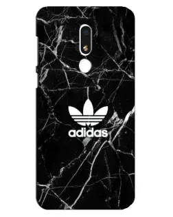 Чохол для Meizu M8 Lite з картинкою «Білий мармур Adidas»