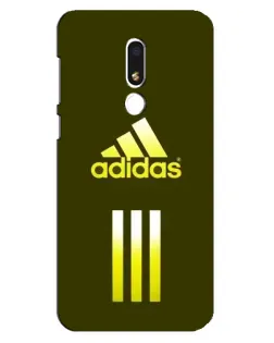 Чехол для Meizu M8 Lite с картинкой «Оливковый градиент Adidas»