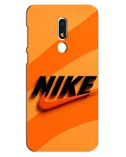 Чохол для Meizu M8 Lite з картинкою «Помаранчевий драйв Nike»