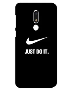 Чохол для Meizu M8 Lite з картинкою «Класичний принт Nike»