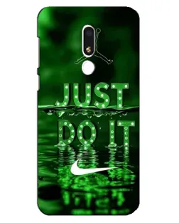 Чохол для Meizu M8 Lite з картинкою «Зелений неоновий Nike»