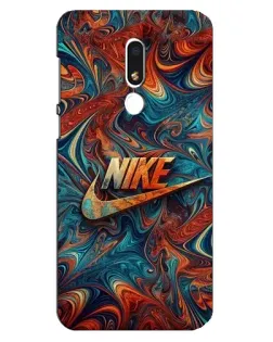 Чохол для Meizu M8 Lite з картинкою «Nike в абстракції»