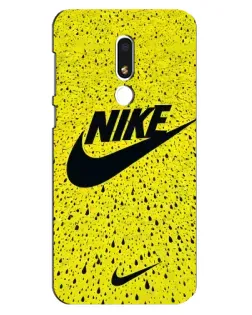 Чохол для Meizu M8 Lite з картинкою «Жовтий текстурний Nike»
