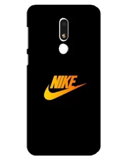Чохол для Meizu M8 Lite з картинкою «Золотий логотип Nike»