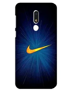 Чохол для Meizu M8 Lite з картинкою «Синій пульс Nike»