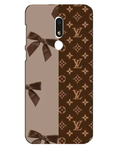 Чехол для Meizu M8 Lite с картинкой «Louis Vuitton — банты»