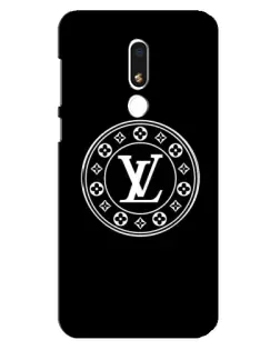 Чехол для Meizu M8 Lite с картинкой «LV — печать стиля»