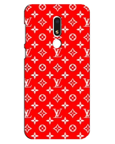 Чехол для Meizu M8 Lite с картинкой «Яркий паттерн LV»