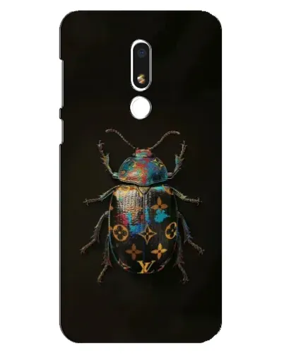 Чехол для Meizu M8 Lite с картинкой «LV — мраморный принт»