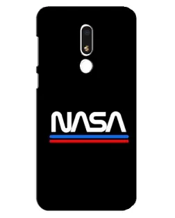 Чехол для Meizu M8 Lite с картинкой «NASA — классика Red Blue» Чехол для Meizu M8 Lite с картинкой «NASA — классика Red Blue»