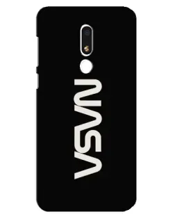Чехол для Meizu M8 Lite с картинкой «NASA — вертикальный логотип» Чехол для Meizu M8 Lite с картинкой «NASA — вертикальный логотип»
