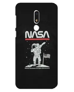 Чехол для Meizu M8 Lite с картинкой «NASA — шагаем по Луне» Чехол для Meizu M8 Lite с картинкой «NASA — шагаем по Луне»