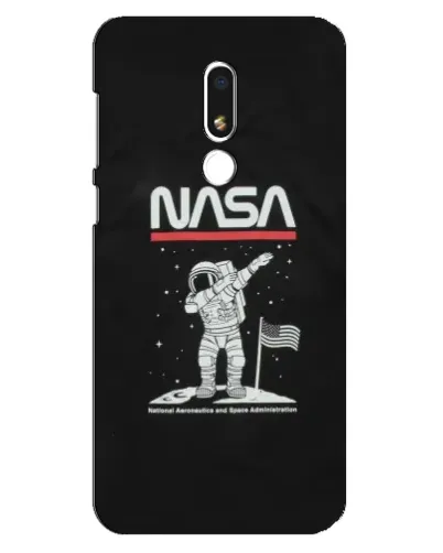 Чехол для Meizu M8 Lite с картинкой «NASA — шагаем по Луне» Чехол для Meizu M8 Lite с картинкой «NASA — шагаем по Луне»