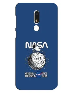 Чехол для Meizu M8 Lite с картинкой «NASA — лунная миссия» Чехол для Meizu M8 Lite с картинкой «NASA — лунная миссия»