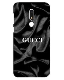 Чехол для Meizu M8 Lite с картинкой «Gucci — шелковые волны»