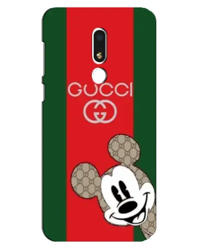 Чехол для Meizu M8 Lite с картинкой «Gucci — полосы и Микки» Чехол для Meizu M8 Lite с картинкой «Gucci — полосы и Микки»