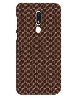 Чехол для Meizu M8 Lite с картинкой «Gucci — шоколадная сетка»