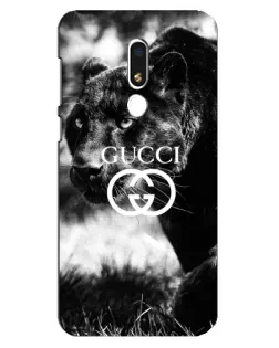 Чехол для Meizu M8 Lite с картинкой «Gucci — дикая природа»