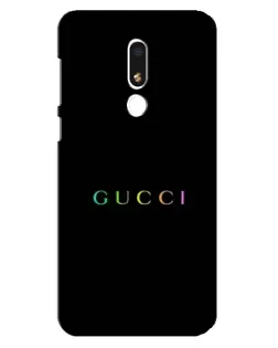 Чехол для Meizu M8 Lite с картинкой «Gucci — неоновый минимализм»