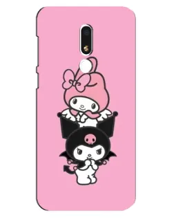 Чохол для Meizu M8 Lite з картинкою «My Melody та Kuromi»