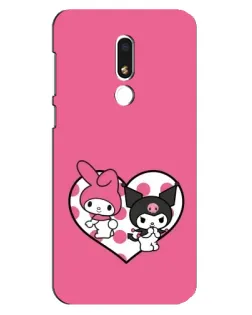 Чохол для Meizu M8 Lite з картинкою «Kuromi та My Melody»