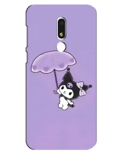 Чохол для Meizu M8 Lite з картинкою «Kuromi з парасолькою»